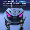 Miniatyrbild 3 av 6: X15 TWS Trådlösa Hörlurar 5.3 bluetooth Hörlurar 65ms Låg Latens Öronsnäcka Esport Gaming Headset Gamer med Mikrofon För xiaomi iphone x15 black