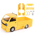 Miniatyrbild 3 av 5: WPL D12 1:10 2WD RC Bil Drift Klättring Lastbil Crawler Gul 2 Batterier