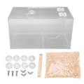 [RM] Transparent Acrylic Parrot Nest with Stand and Padding All Seasons
