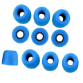 Miniatyrbild 4 av 5: Memory Foam-öronproppar med brusreducering, 10 stycken, Mellanblå, 9,9 mm