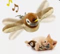 [RM]Electronic Interactive Flying Bird Cat Toy Hanging Pet Flapping Wings Sparrow