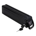 Elektrisk E-sykkel 18650 Batteriboks Deksel 48V Tom Sølvfisk Ebike Aluminiumshus Tilbehør Black