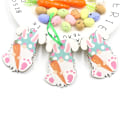 Miniatyrbild 4 av 6: Påsk Ansiktslös Dvärg Kanin Träprydnad Glad Påsk Dekoration Gåva 6pcs-Mix 3
