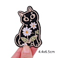 Miniatyrbild 1 av 6: Rolig Katt Avokado Patch Tecknad Sy Applikation Stryk På Märken För Kläder Strykdekaler 5 ST PE6741CT
