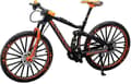 [RM]Mini 1:10 Alloy Bicycle Model Desktop Simulation Ornament Finger Mountain Bikes Toy Orange