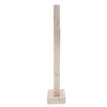 Miniatyrbild 3 av 5: Omålad Naturlig Trä Mannekäng Byst För Halsband Smycken Display M-26.5cm