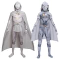 Ridderkostyme Jumpsuit Kappe Hodeplagg Sett for Barn Voksen A[RM] A 110