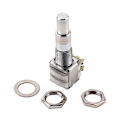 Miniatyrbild 1 av 5: B100K Mini Potentiometer med Solid Axel Potentiometer Sortiment Passar för Gitarrbas