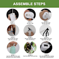Miniatyrbild 2 av 5: Bevattningssystem för Inomhusväxter Kit Intelligent Droppbevattningsanordning 8 Dropphuvuden Timer Automatisk Pumpkontroller
