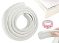 Miniatyrbild 1 av 3: [RM]4m Corner Protector / Edge Protector for Table - Edge Protection - Cuttable White White 2-Pack (Vit)