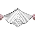 [RM]Square Wave - Fascinating Kinetic Wind Spinner, Magical Calming Art Silver