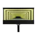 [RM]Infinitys LED Garage Nøglering Vægmontering LED Modelbil Displayboks Bilnøglering Organizer Med LED-Lys Sort