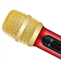 Miniatyrbild 4 av 5: Trådlös dator DJ KTV Karaoke Kondensatormikrofon Live Mikrofon För Android Röd