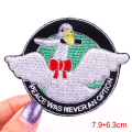 Miniatyrbild 1 av 6: 5 st tecknade broderade märken för barnkläder Applikation Rolig djurbroderi Patch för klädmärken PE6989CT