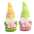Miniatyrbild 1 av 2: Påsk Gnome Plyschdocka Dekorationer Handgjorda Skandinavisk Tomte äggfärger påsk