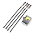 [RM]Universal Third Hand Soldering Aid Tool PCB Board Holder with 4pcs Metal Flexible Arms for