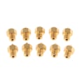 Miniatyrbild 3 av 5: 10-pack 3D-skrivare extruder mässing skrivhuvud för MK8 Makerbot 0.3mm