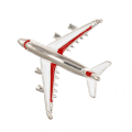 Miniatyrbild 1 av 4: damer herrar smycken flygplan flygplansbrosch mode corsage halsband röd nål
