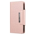 Pikkukuva 3 / 7: SKALO iPhone 13 DOLIZMA 2-in-1 magneettilompakkokotelo - Ruusu Pink gold Rosa guld