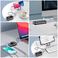 Miniatyrbild 4 av 4: USB 3.2 Dockningsstation Hub Typ C 10Gbps Splitter Switch Dock Multi Port Socket