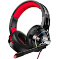 Miniatyrbild 1 av 5: Gaming Headset För Ps4, Ps5, Xbox One, Pc, Trådbundet Over Ear Hörlurar Med Brusreducerande Mikrofon, Led Rgb Ljus, Surroundljud För Bärbar Dator