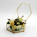 Miniatyrbild 5 av 5: 2 st Geometriskt Terrarium i Glas Suckulent Planteringskärl Blomvas Behållare Kann