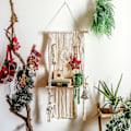 Miniatyrbild 5 av 5: Enkel Macrame Väggbonad Gardin - Boho Väggtapet - Bohemisk Macrame Gardin för Vardagsrum, Sovrum, Barnrum, Fönster, Bröllopsbakgrund