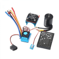 Miniatyrbild 2 av 5: 3100KV Borstlös Motor Uppgradering Borstlös Combo Set För 1/16 1/10 RC Bil 60A