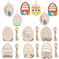 Miniatyrbild 5 av 5: Påskhare Träprydnader Glad Påsk Dekoration För Hemmet Kanin Påskägg Festdekoration Hängen Påskhare Dekor Gåva Easter pillow5