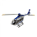 Miniatyrbild 2 av 5: Realistisk Airbus H145 Polizei HO 1:87 Skala Helikopter Flygplan Plast Legering Modellbyggsats Flygplansleksak Pojkar Barn Present
