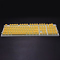 Miniatyrbild 3 av 4: 108 Tangenter Double Shot Pudding Keycaps DIY För Cherry MX Mekaniskt Tangentbord Gul