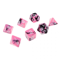 Miniatyrbild 5 av 5: Set med 7 polyedriska tärningar för dungeons and dragons, rollspel, mtg, bordsspel