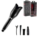 [RM] Automatic Rotating Ceramic Curling Iron - Black - Perfet Y Black