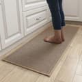 Non-slip Kitchen Mat Waterproof Kitchen Rugs Washable Floor Mat Home Decor Feng Beige