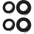Erstatningsstrikk - 4 2,2 m og 1,4 m - Elastisk erstatningssnor - Reparasjonsstrikk - Elastisk snor - Strikk - svart - for solseng Relax cha