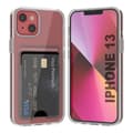[RM]iPhone 13 Mobile Case with Card Holder Rvelon - Transparent Transparent transparent