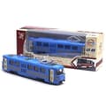 Klassisk tog trikk Diecast Pull Back-modell med LED-musikk utviklende barneleke color 1