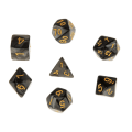 Miniatyrbild 3 av 5: 7x polyedriska tärningar för dungeons and dragons bordsspel + tärningskopp #3