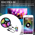 Miniatyrbild 3 av 5: LED Strip Lights TV Bakgrundsbelysning 1/2/3/4/5M RGB USB Färgskiftande 4 Meter