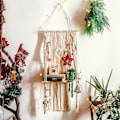 Miniatyrbild 3 av 5: Enkel Macrame Väggbonad Gardin - Boho Väggtapet - Bohemisk Macrame Gardin för Vardagsrum, Sovrum, Barnrum, Fönster, Bröllopsbakgrund