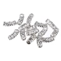 Miniatyrbild 4 av 5: 15 st/lot Dreadlock-pärlor Hårringar Justerbara Hårfläta Armband Clip Silver