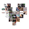 Miniatyrbild 3 av 3: Pärlor för Smyckestillverkning DIY Armband Halsband matte beads 6mm(around 61pcs)