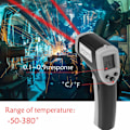Miniatyrbild 3 av 5: Termometerpistol infraröd temperatur