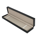 Miniatyrbild 4 av 5: Svart Rektangulär Förvaringslåda i PU-läder för Halsband Kedja Klockbox
