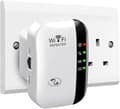 [RM]WiFi Extender 2024, WiFi Booster, WiFi Repeater, Coverage up to 3000 sq ft, Connect 45 Devices, Internet Amplifier White