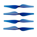 Miniatyrbild 2 av 5: 4st propeller för DJI Tello drönare blad quadcopter reservdelar blå