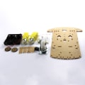 Miniatyrbild 2 av 5: 2WD DIY RC Smart Robotbil Chassi Kit Hastighetskodare TT Motor För Arduino