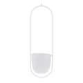Miniatyrbild 2 av 5: Nordisk Design Minimalistisk Metall Vägghängande Planteringskruka För Inomhusbruk Vit
