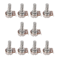 Miniatyrbild 2 av 5: 10st audio potentiometer potar för bas elgitarrdelar a25k