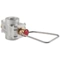 [RM]Camping Gas Saver Plus Gas Converter Shifter Refill Flat Tank Conversion Adapter Camping Gas Adapter Valve Silver